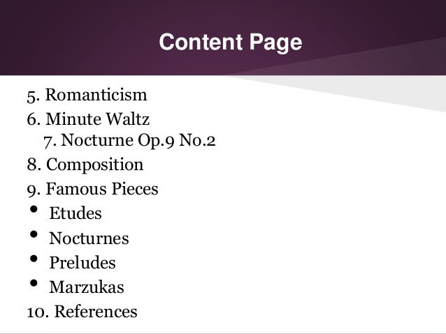 frederic chopin music compositions