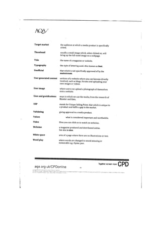 Music press key terms