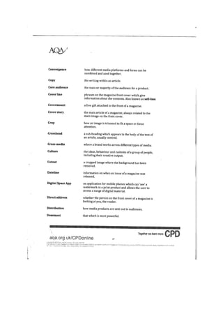 Music press key terms