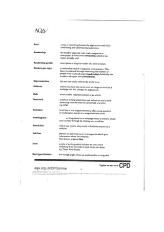 Music press key terms