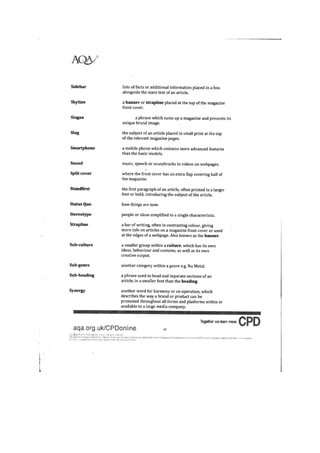 Music press key terms