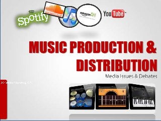 MUSIC PRODUCTION &
       DISTRIBUTION
 