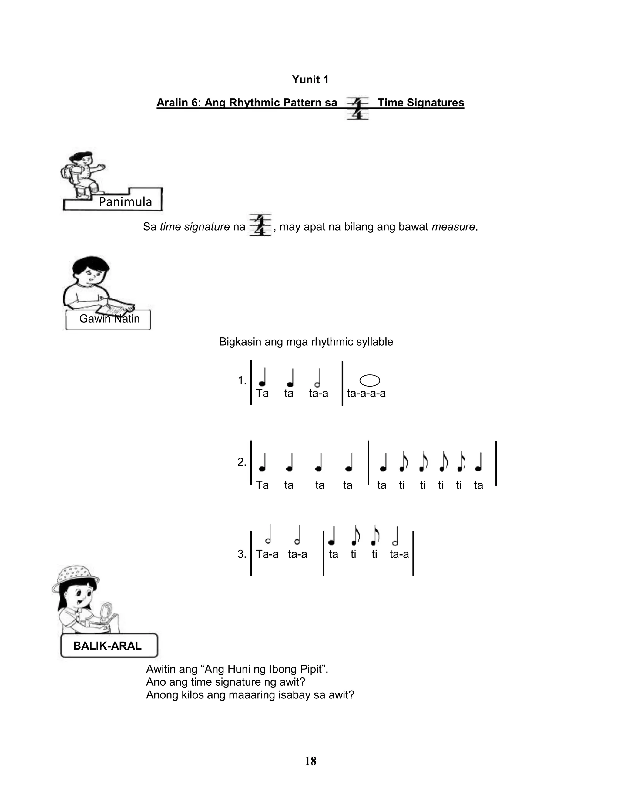 K TO 12 GRADE 5 LEARNER’S MATERIAL IN MUSIC (Q1-Q4) | PDF
