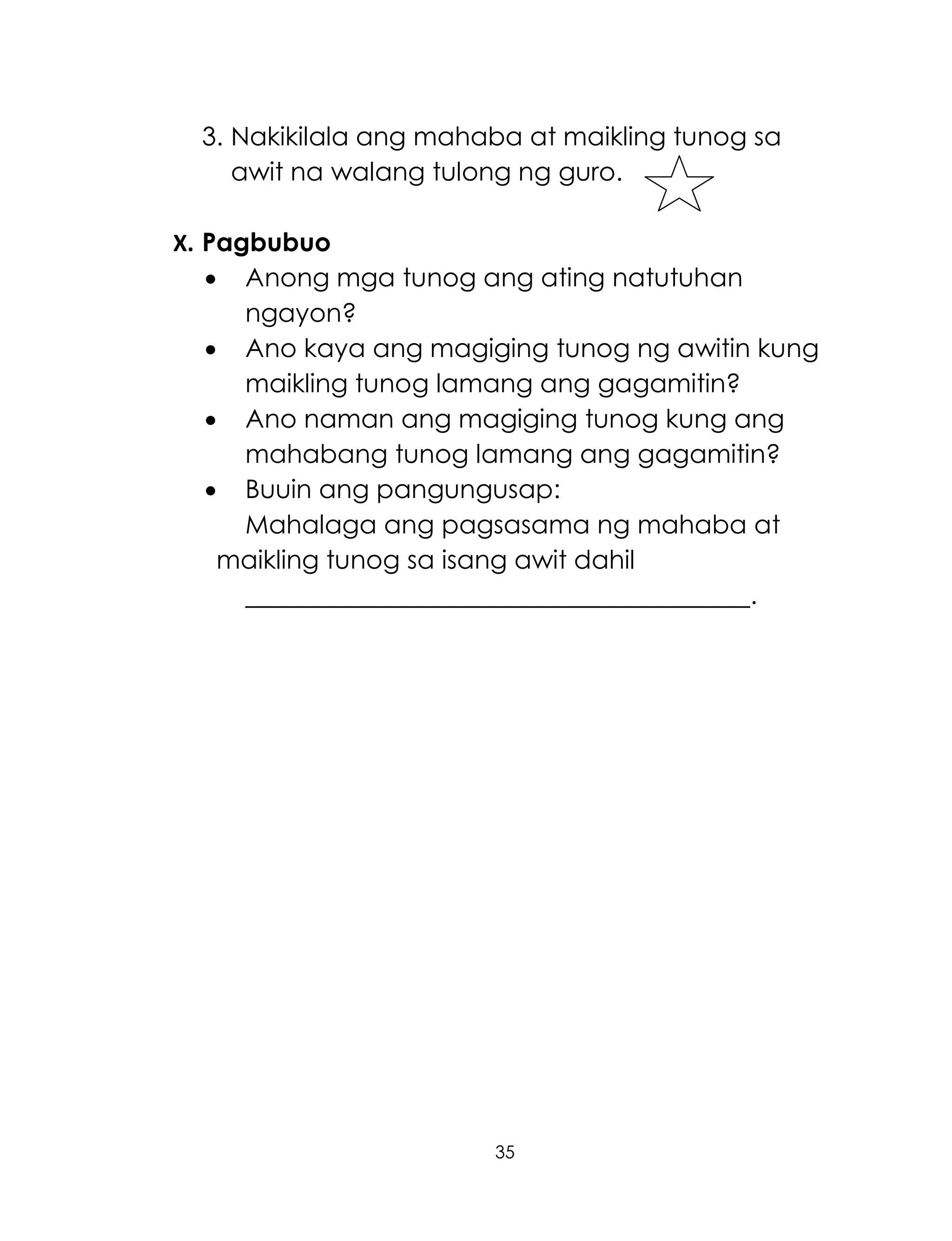 K TO 12 GRADE 1 LEARNING MATERIAL IN MUSIC (Q1-Q2) | PDF