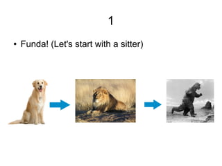 1
● Funda! (Let's start with a sitter)
 