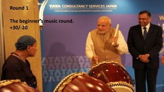 Round 1
The beginner’s music round.
+30/-20
 