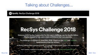 Talking about Challenges...
 