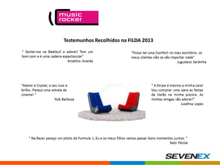 Testemunhos Recolhidos na FILDA 2013

 