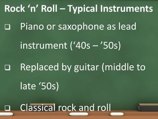 Rock & Roll Music | PPTX