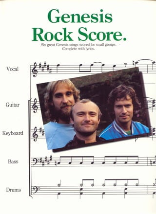 Music sheet   genesis - songbook [full band score]