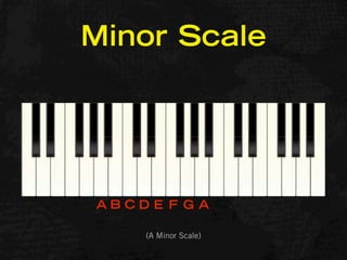 Minor Scale




ABCD E F G A

     (A Minor Scale)
 