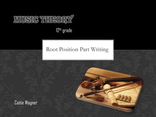 Music Theory 12th grade  Root Position Part Writing Caitie Wagner 