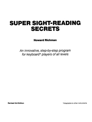 Music theory   super sight reading secrets