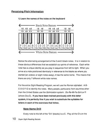 Music theory   super sight reading secrets