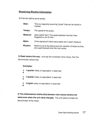 Music theory   super sight reading secrets