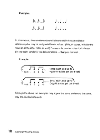 Music theory   super sight reading secrets