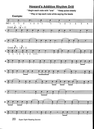 Music theory   super sight reading secrets