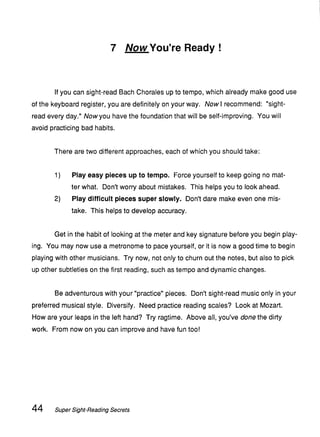 Music theory   super sight reading secrets