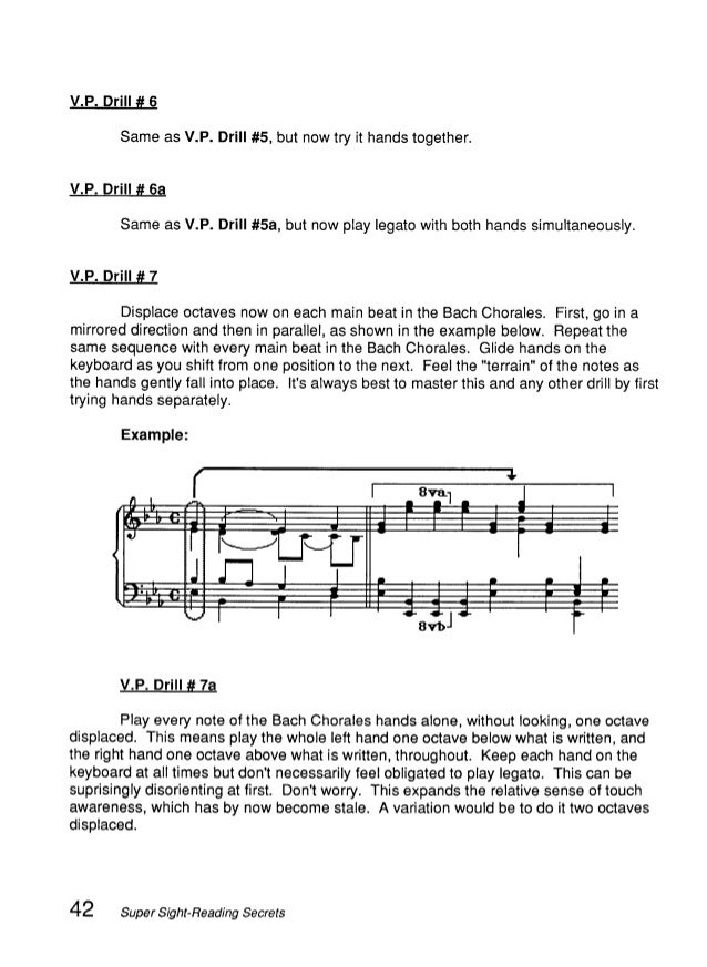 music theory super sight reading secrets secrets piano sheet music