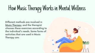 Music Therapy and its benefits in Mental Wellness | Solh Wellness | PDF