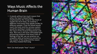 How Music Affects the Body | PPTX