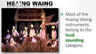 Waing Instruments Music of Myanmar - MAPEH 8 (Music 1st Quarter) | PPTX
