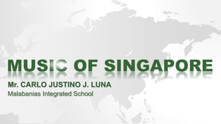 Mr. CARLO JUSTINO J. LUNA
Malabanias Integrated School
 