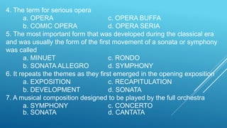 Music unit 2 ppt | PPTX | Classical Music | Music