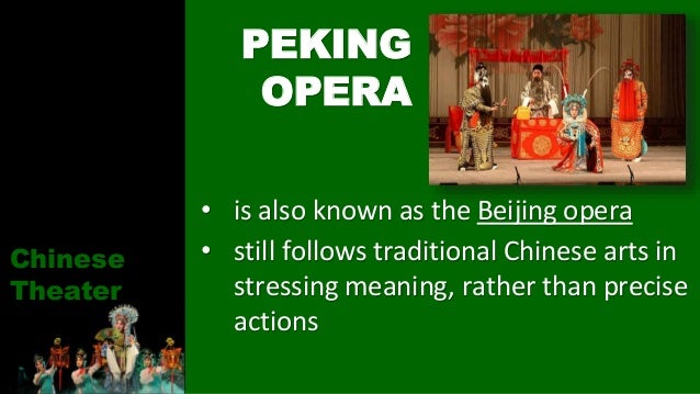 Chinese Theater Mapeh 8 Music 4th Quarter