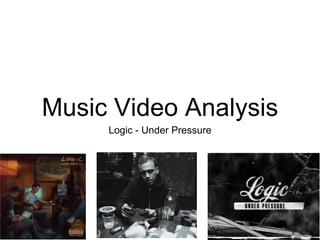 Music Video Analysis
Logic - Under Pressure
 