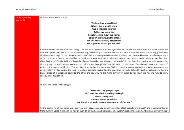 Music Video Analysis Ring The Alarm