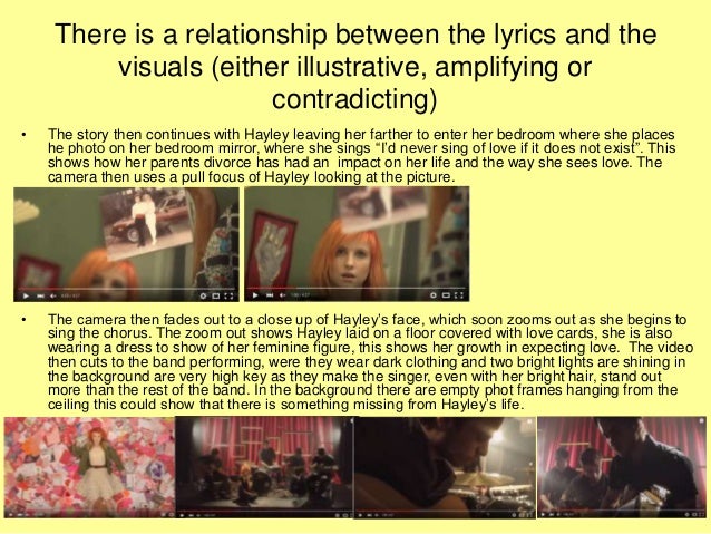Paramore The Only Exception Music Video Anaylsis
