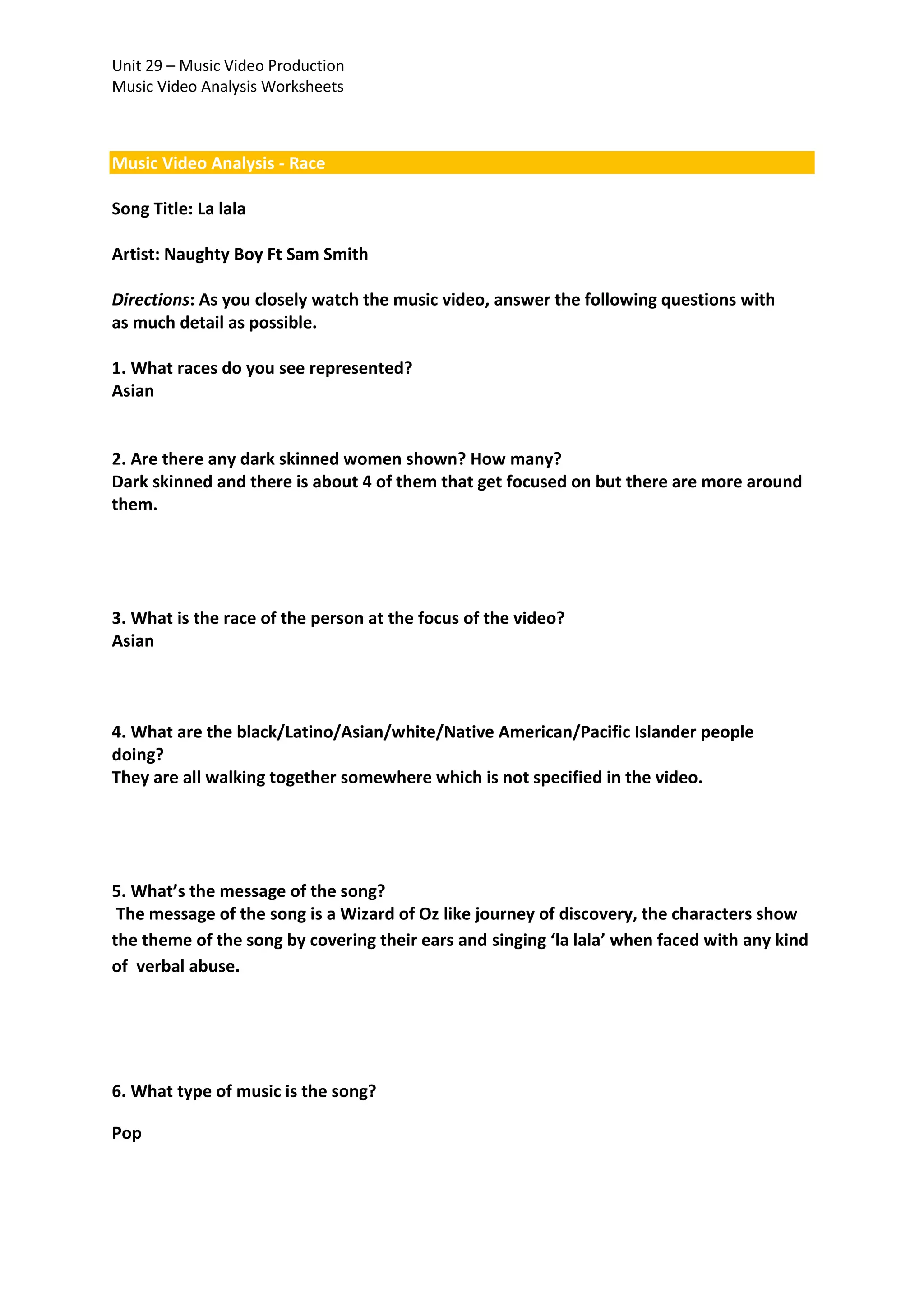 Music video analysis_worksheets_ms_word_version | PDF