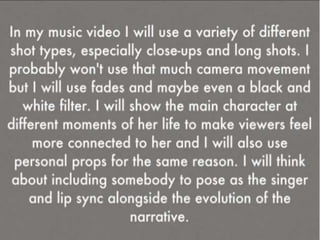 Music Video Conventions