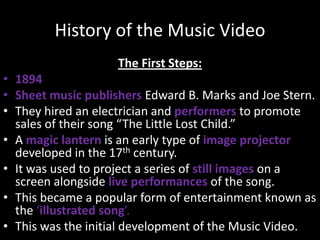 Music Video History