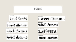 FONTS
 