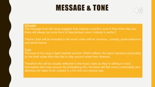 Music video pitch presentation | PPT