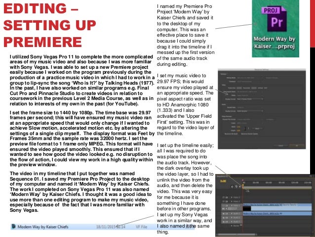 video log template
