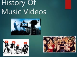 History Of
Music Videos
 