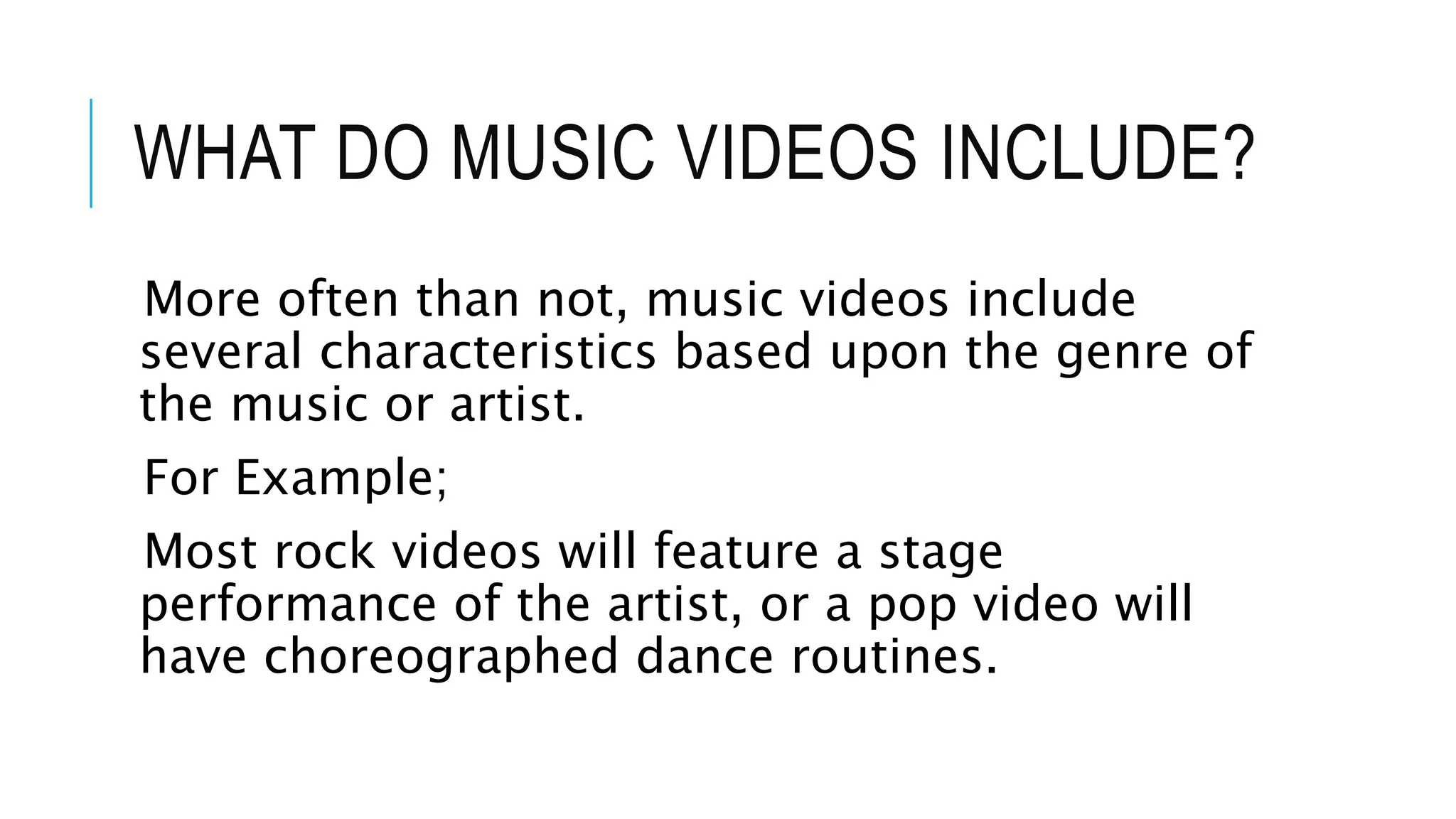 Music Video s Demonstrate Genre Characteristics PPT music-video-s-demonstrate-genre-characteristics-ppt