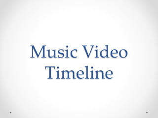 Music Video
Timeline
 
