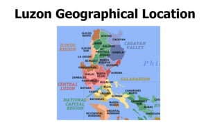 Luzon Geographical Location
 
