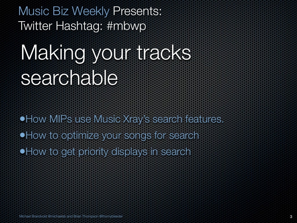 How to use Music Xray to submit your music for licensing.