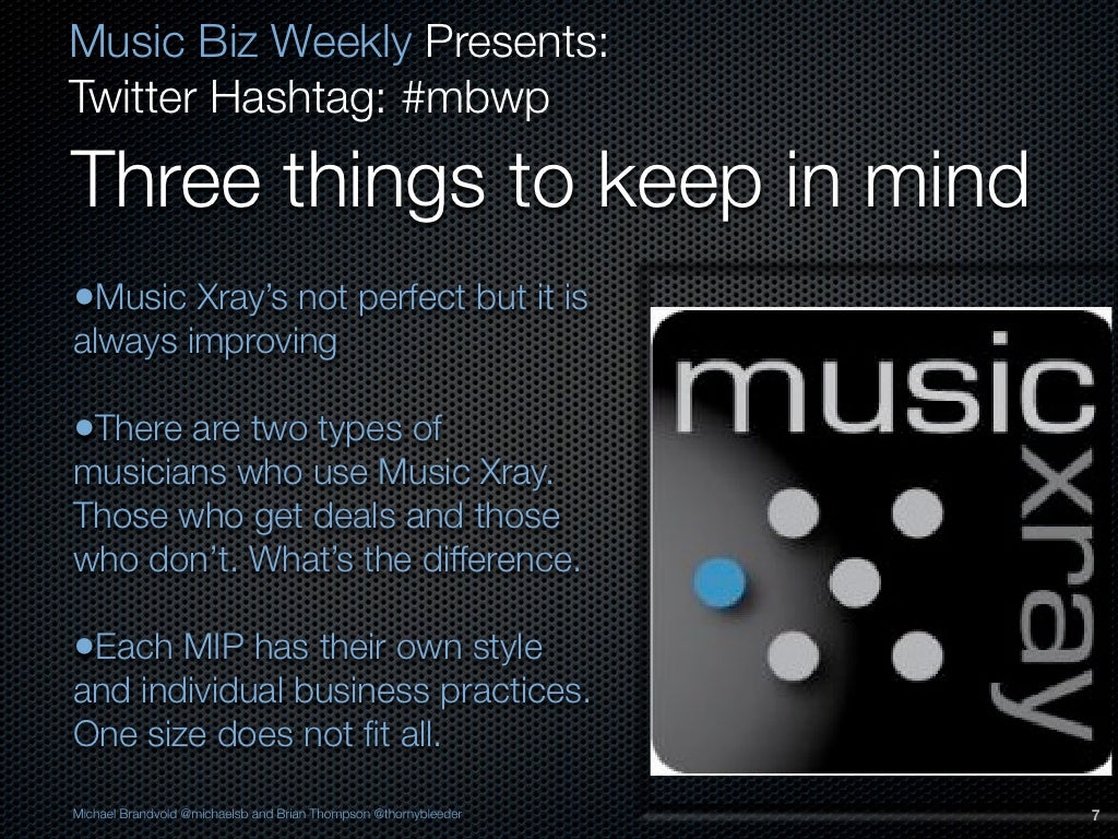 How to use Music Xray to submit your music for licensing.