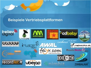 Beispiele Vertriebsplattformen
 