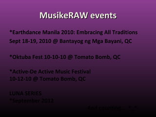 Philippine Neo ethnic events | PPT