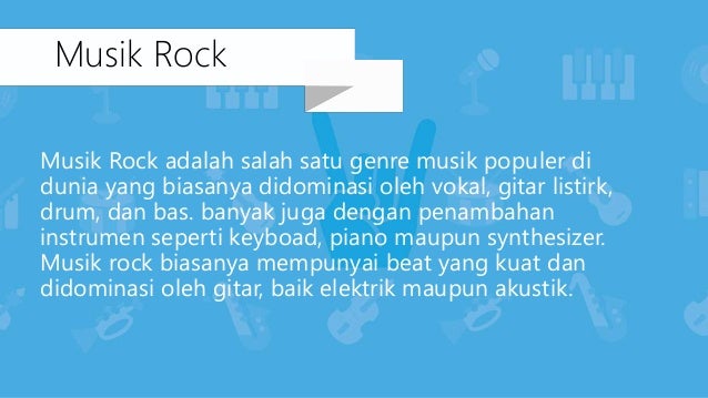 Ciri Ciri Musik Rock N Roll Ini Cirinya