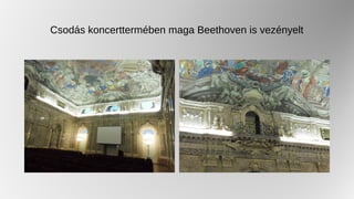 Csodás koncerttermében maga Beethoven is vezényelt
 