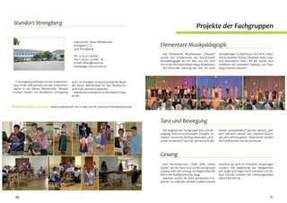 6
Hauptstandort Haag
Sparkassestraße 3
3350 Haag
Tel.: 074 34 / 44 840
Fax: 0 74 34 / 44 840 - 16
e-mail: office@msom.at
Homepage: www.msom.at
Der Verwaltungssitz der Musikschule Obe-
res Mostviertel befindet sich in Haag. Neben
den Büroräumlichkeiten verfügt der Standort
über acht Unterrichtsräume, einen Orches-
terproberaum und einen Saal für Klassen-
abende und Konzerte. Weiterer Unterricht
Standortprojekt 2014/2015: „Orchesterkonzert“ am 19. April 2015 in der Mostviertelhalle Haag
bzw. Proben finden in der Kirche (Pfeifenor-
gel), in der Allgemeinen Sonderschule (Ko-
operation) sowie im Haus der Musik (Jugend-
blasorchester) statt.
Standortkoordinator ist Direktor Markus
Schmidbauer, MA.
Die Standorte stellen sich vor...
 