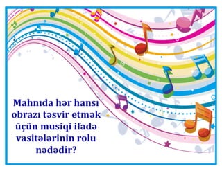 Mahnı yaradıcılığı